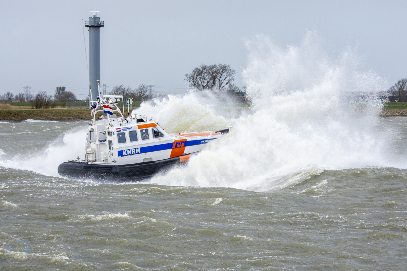 2022-02-18 – KNRM Hansweert- Jan van Engelenburg in storm Eunice