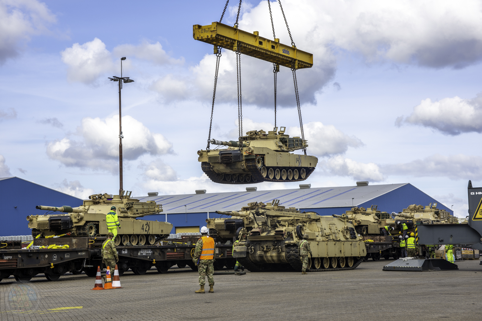 2022-04-02 Rotation Operation Atlantic Resolve, 3rd Armored Brigade. Vlissingen